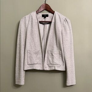 J. Crew 365 Bouclé Open Blazer (Salt/Pepper)
